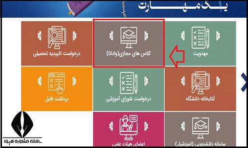 کلاس های مجازی سایت دانشگاه آزاد واحد بردسکن